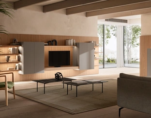 Parete Attrezzata Slim Boiserie di Dall'Agnese