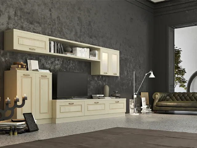 Parete Attrezzata in legno Verona III di Arredo3