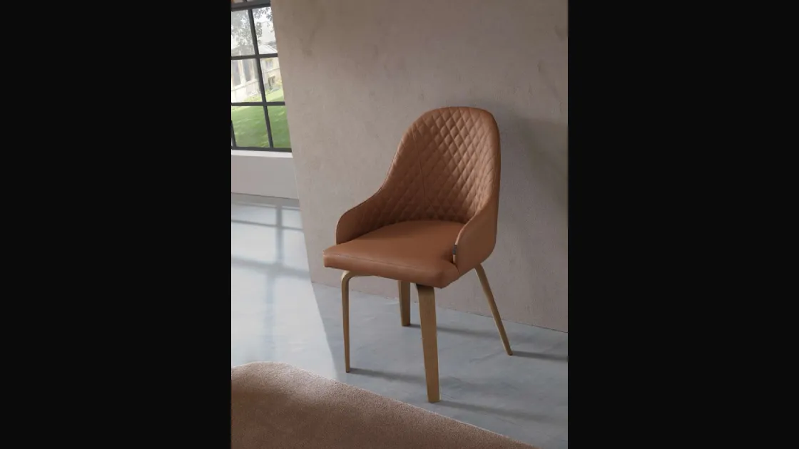 Sedia girevole Atena di Ozzio