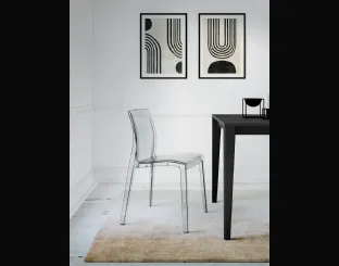 Sedia Light in policarbonato trasparente di Arredo3