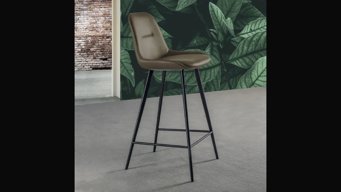 Sgabello Norway Stool 4 gambe 80 di La Seggiola