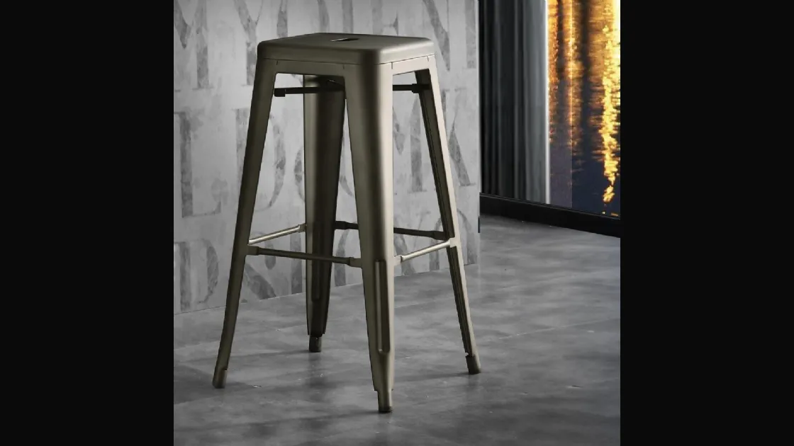Sgabello Route 66 Stool 74 di La Seggiola