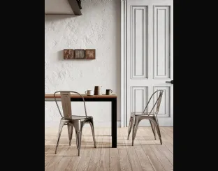 Sedia Seven in metallo verniciato di Arredo3