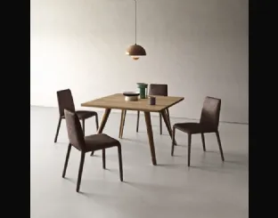 Tavolo Bistrot quadrato in Noce di Sangiacomo