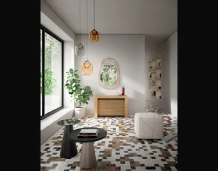 Consolle A3 allungabile in Rovere dotata di 5 prolunghe incorporate nella struttura di Ozzio