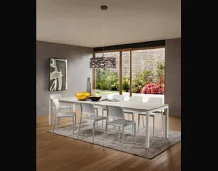 Tavolo allungabile con piano in laminato HPL Luigi Super di La Primavera