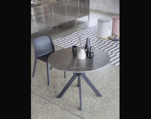 Tavolo rotondo allungabile Micro Round di La Seggiola
