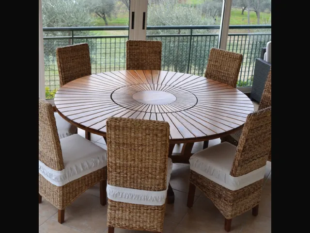 Tavolo da pranzo in legno fisso Real Table di La Seggiola