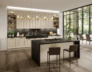 Cucina Classica con isola Verona 01di Arredo3