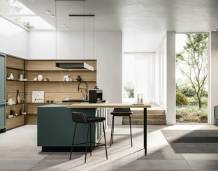 Cucina Moderna con isola Alma 02 di Arredo3