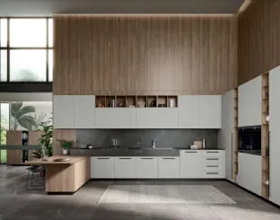 Cucina Moderna Area 22 Maniglia con penisola di Dibiesse