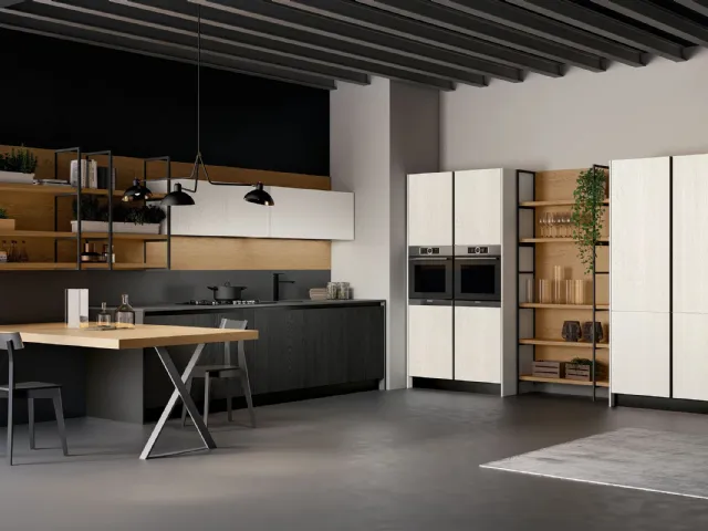 Cucina Moderna Asia 02 lineare Arredo3