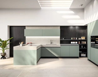 Cucina Moderna con penisola Cloe 01 di Arredo3