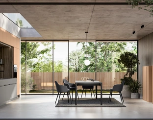 Cucina Moderna lineare Cloe 03 di Arredo3