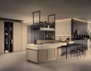 Cucina Moderna Coco con penisola di Dibiesse