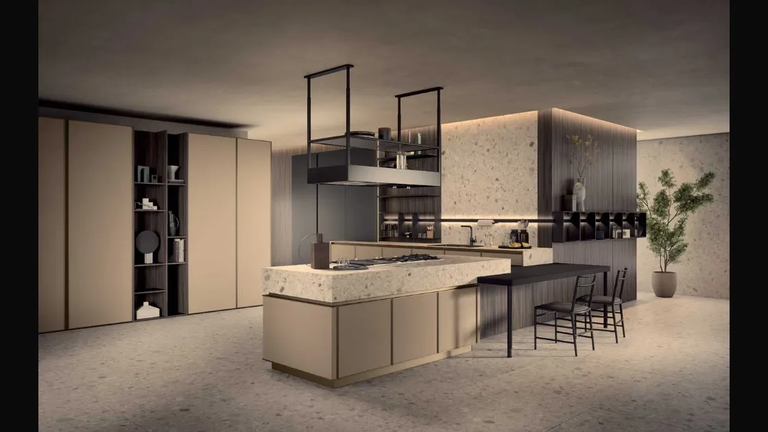 Cucina Moderna Coco con penisola di Dibiesse