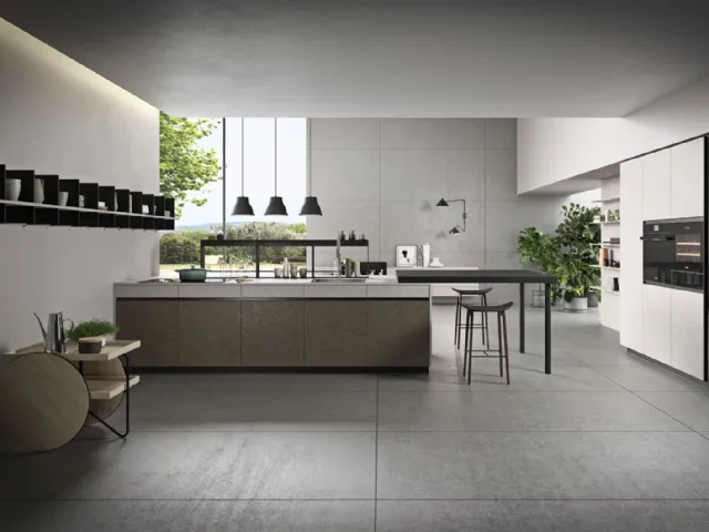 Cucina Moderna lineare DJ 02 in melaminico di Dibiesse