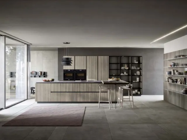 Cucina Moderna Emporio Gola con isola di Dibiesse
