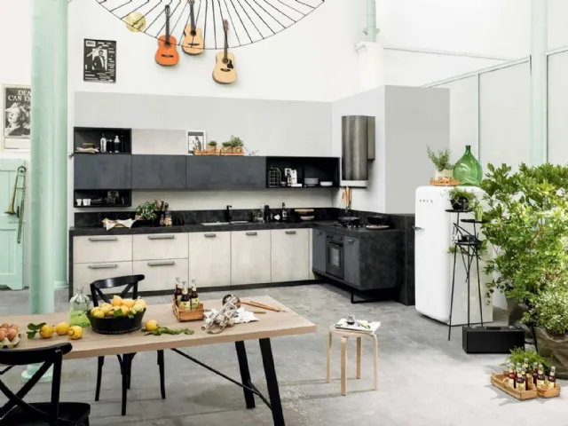 Cucina Moderna Emporio Maniglia angolare di Dibiesse