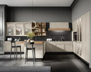 Cucina Moderna Frida 04 con penisola di Arredo3