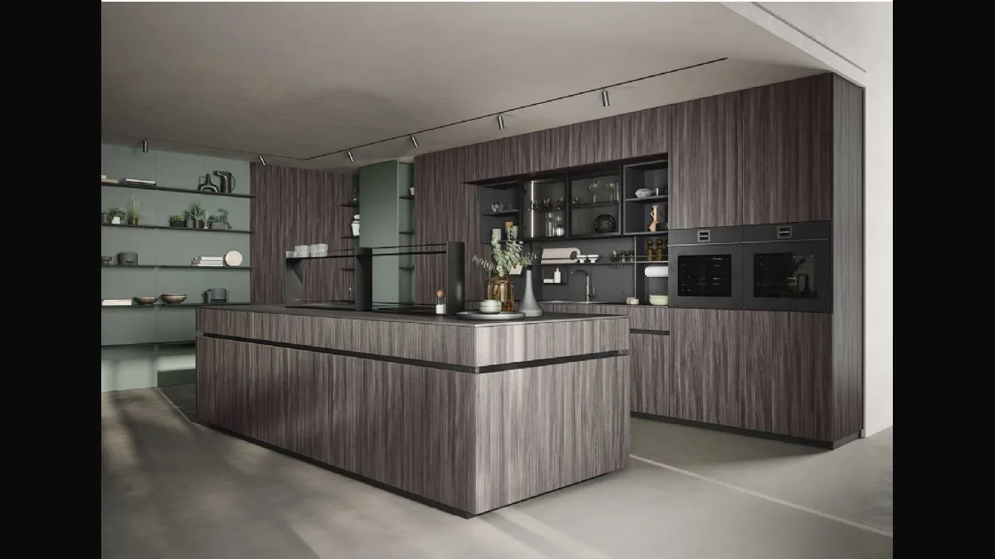 Cucina Moderna GI30 con isola di Dibiesse