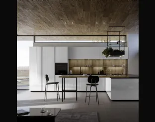 Cucina Moderna Kalì 07 con penisola di Arredo3