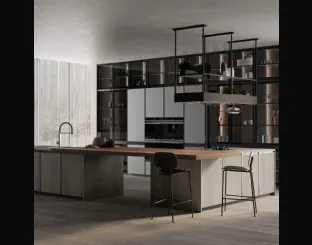 Cucina Moderna Kronos 06 con isola di Arredo3