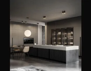 Cucina Moderna Tratto 10 n 01 con isola di Arredo3
