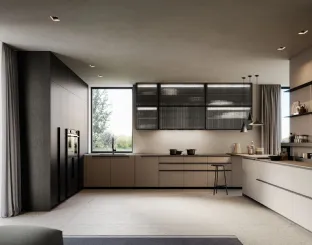 Cucina Moderna Tratto 10 n 03 angolare di Arredo3