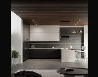 Cucina Moderna Wega 01 con penisola di Arredo3