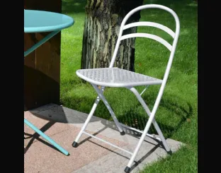 Sedia Folding Metal Chair in acciaio zincato di La Seggiola