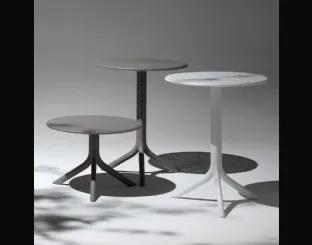 Tavolini Three rotondi in polipropilene di La Seggiola