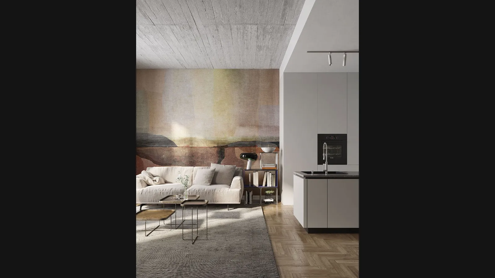 Carta da parati Idyllic di Inkiostro Bianco