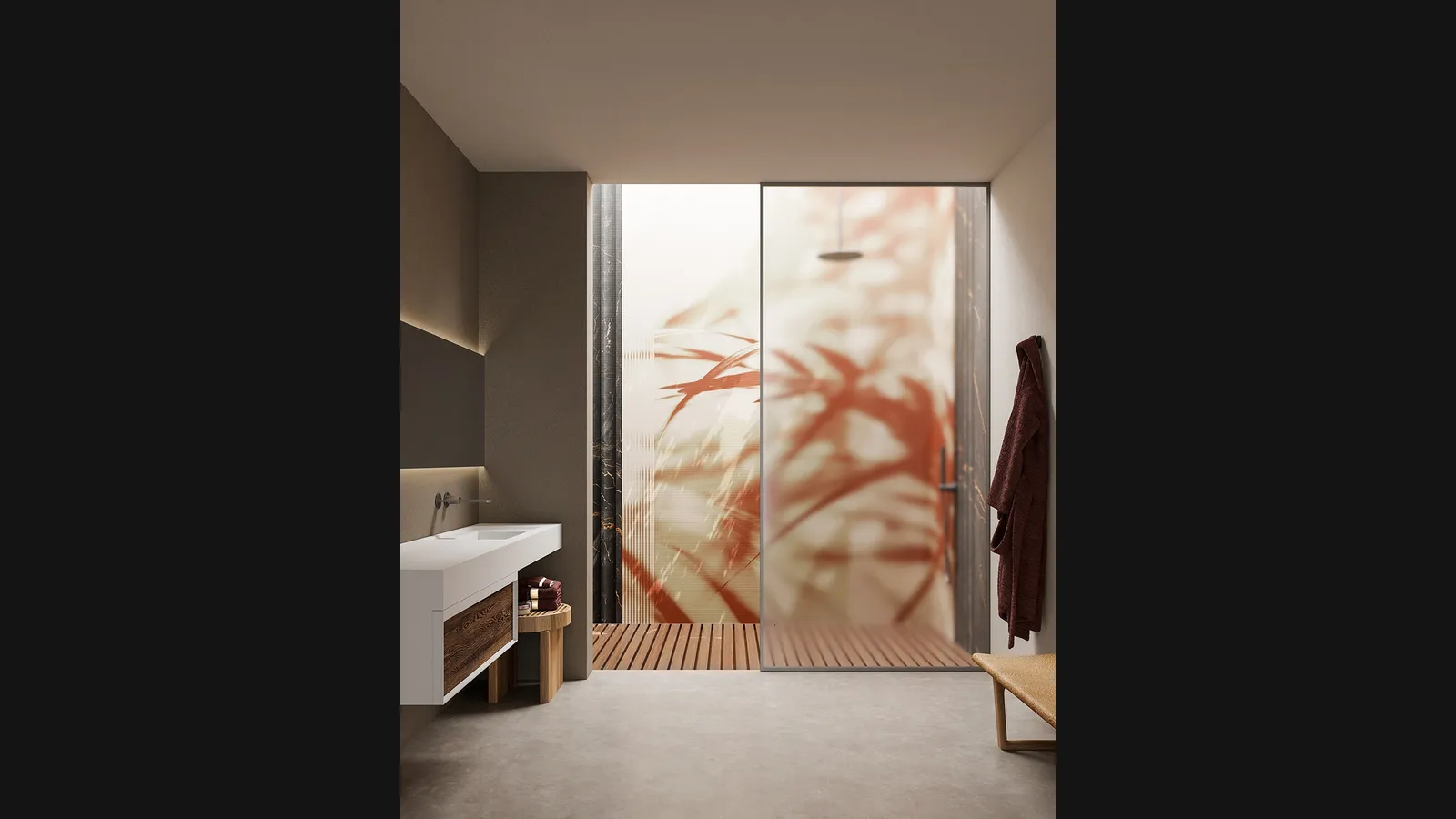 Carta da parati Stoneglass Inkiostro Bianco