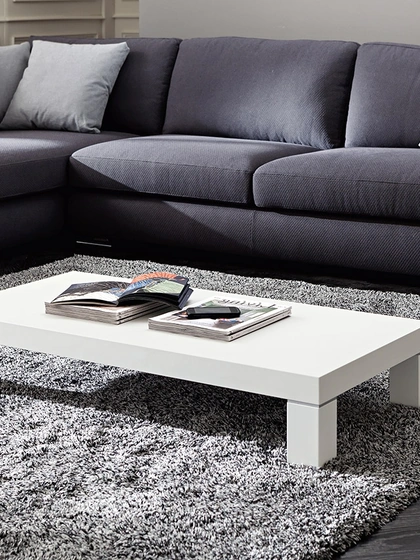 Tavolino moderno in laccato opaco Bianco Anna di La Primavera