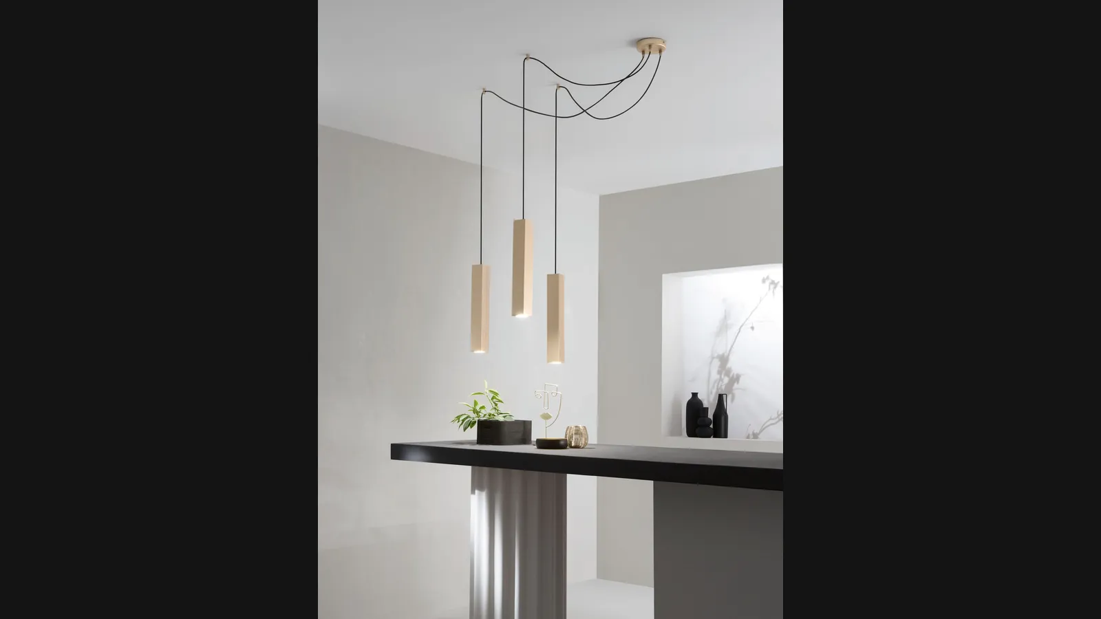 Lampada a sospensione Aloa Minimal di Ondaluce