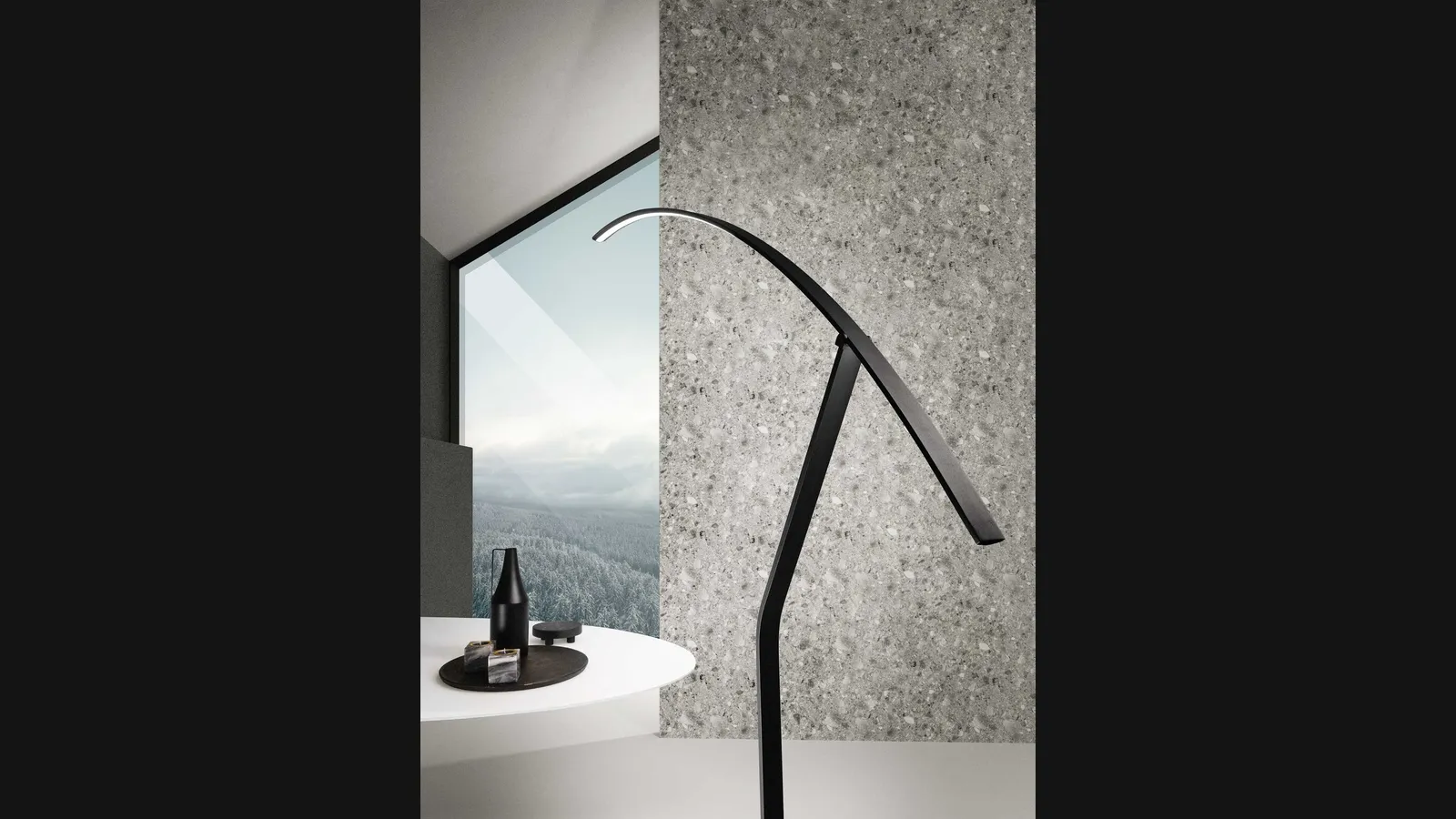 Lampada da terra Folaga di Ondaluce