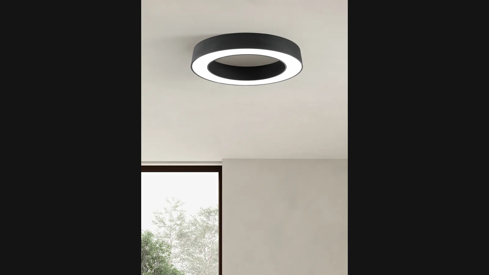 Lampada a soffitto Globus in alluminio di Ondaluce