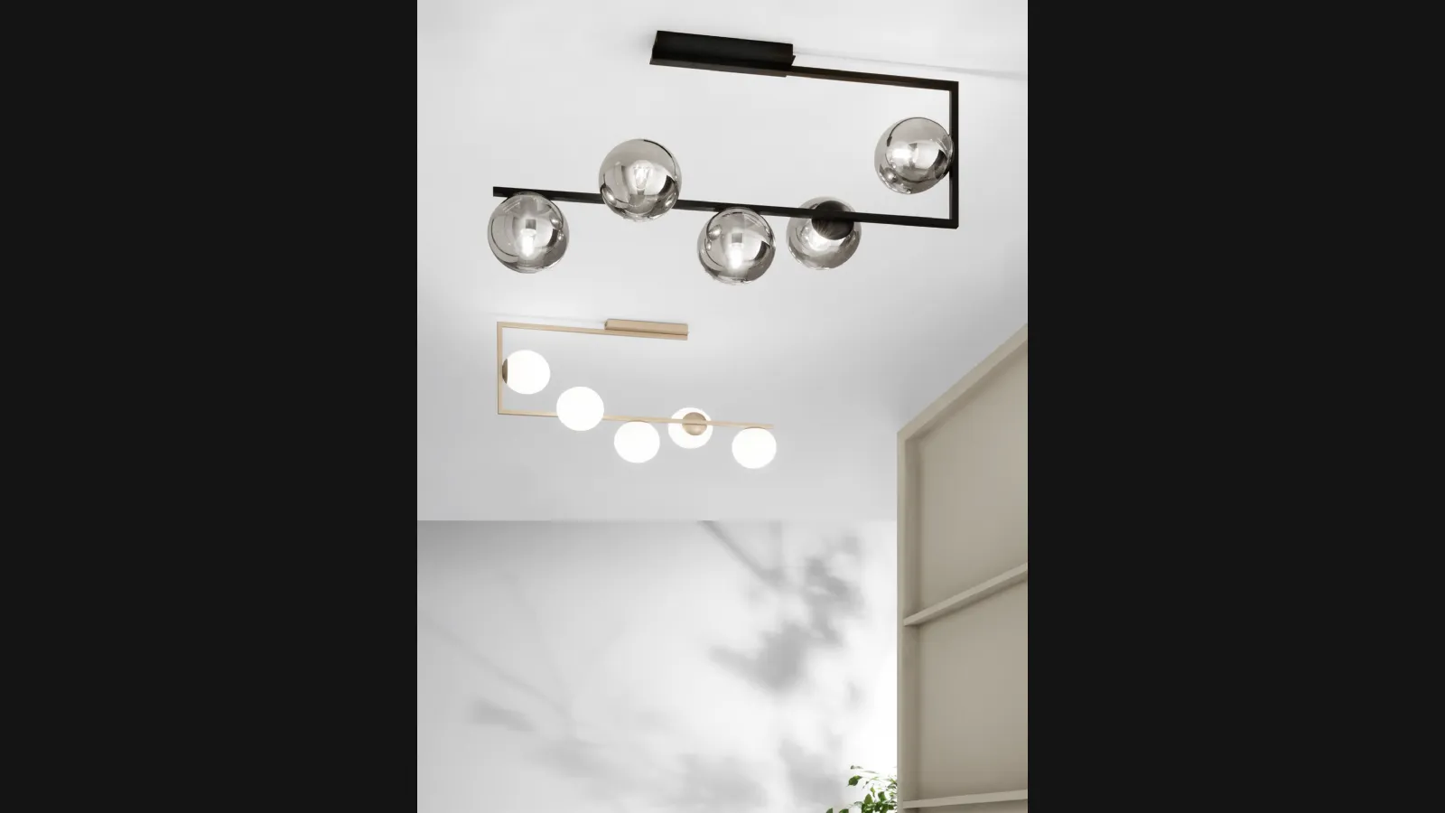Lampada a soffitto Monile di Ondaluce