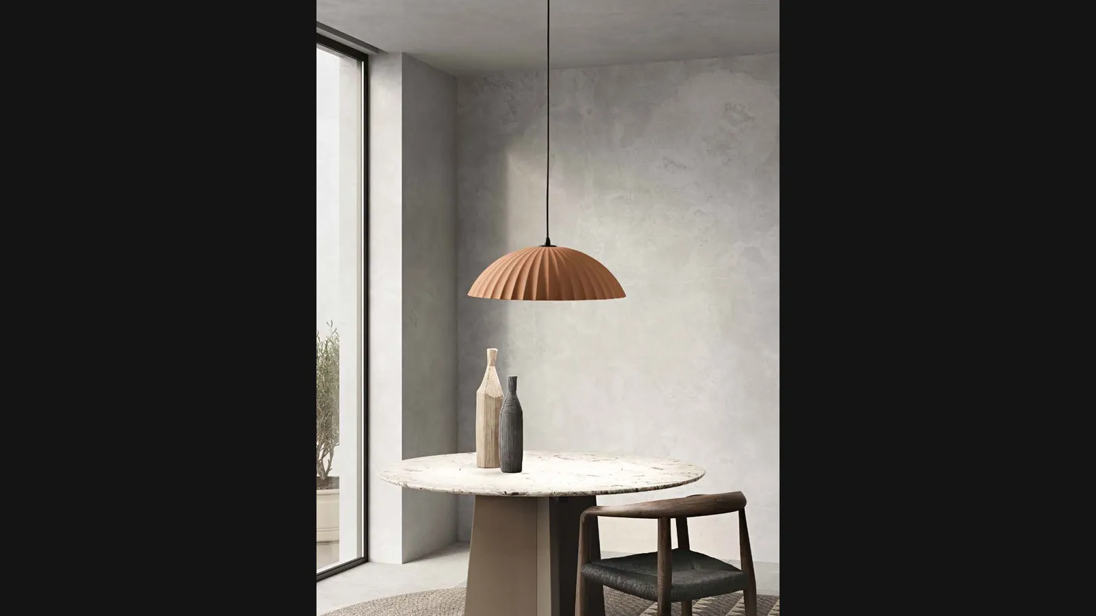 Lampada a sospensione Rustic in cemento di Ondaluce