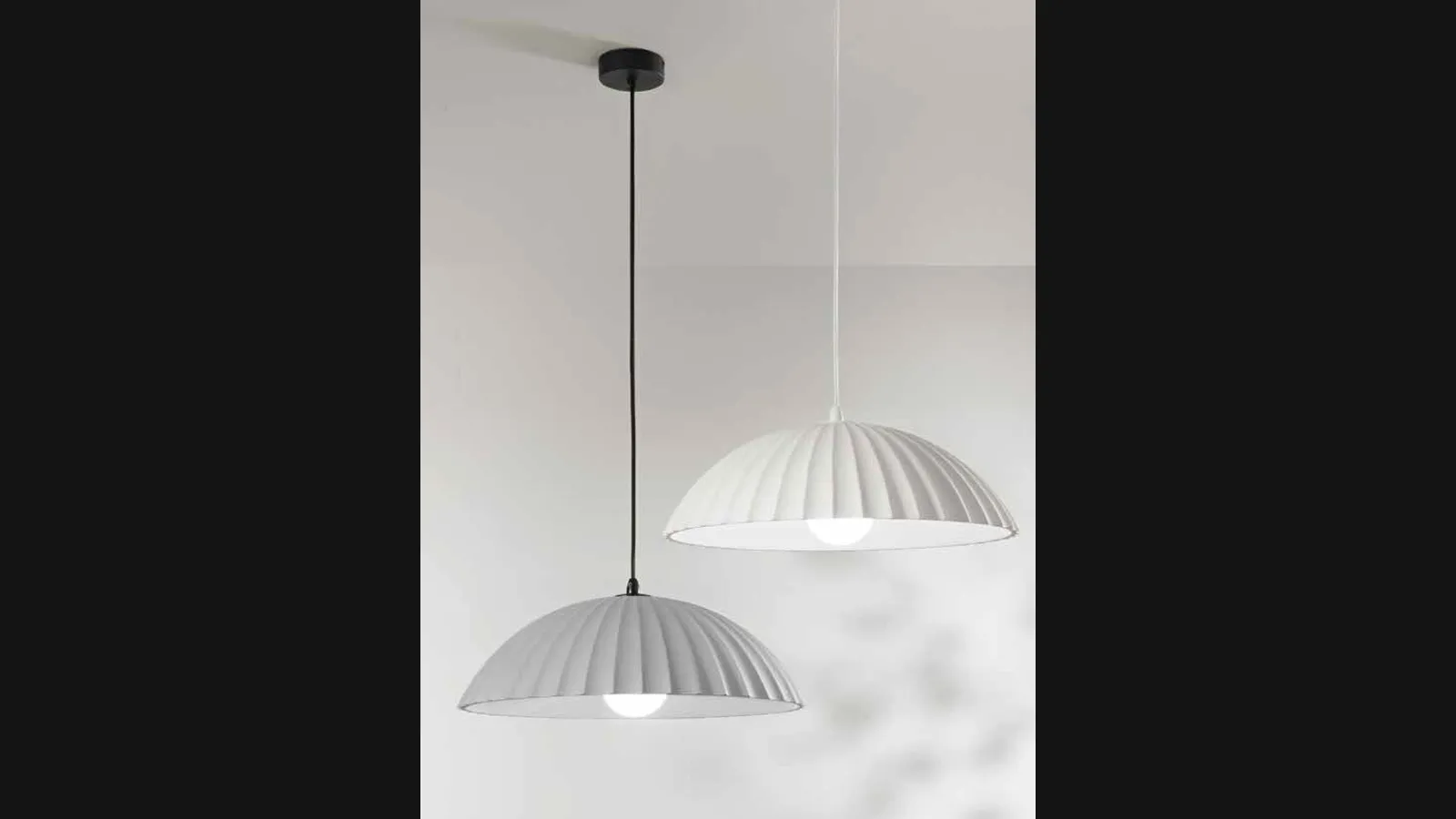Lampada a sospensione Rustic in cemento di Ondaluce