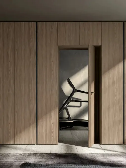 Intermezzo bifacciale con porta