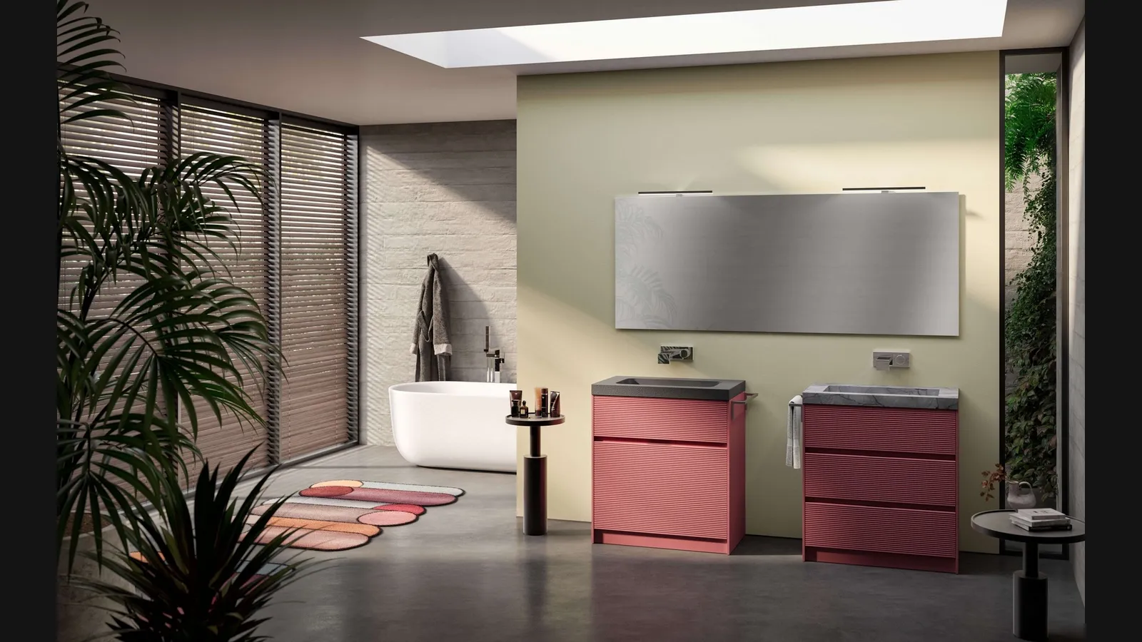 Mobile da Bagno a terra Genius 07 di Arredoquattro