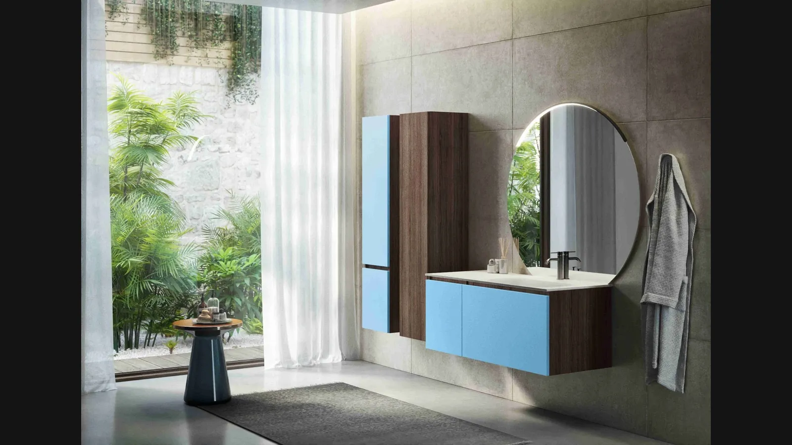 Mobile da Bagno sospeso Volo Evolution 06 di Arredoquattro