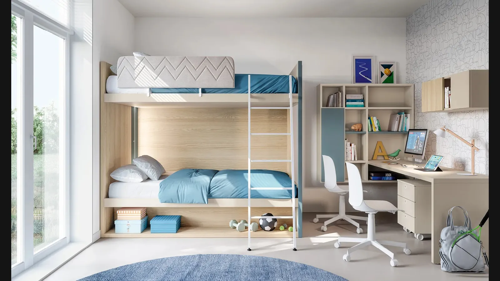 Cameretta Layout 12B di Doimo Cityline