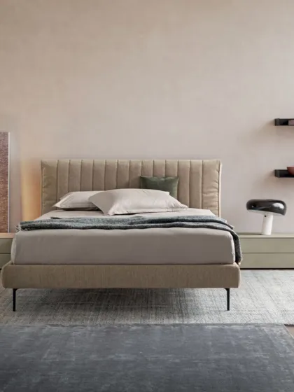 Comodino in laccato opaco dal design minimale Lama di Dall'Agnese