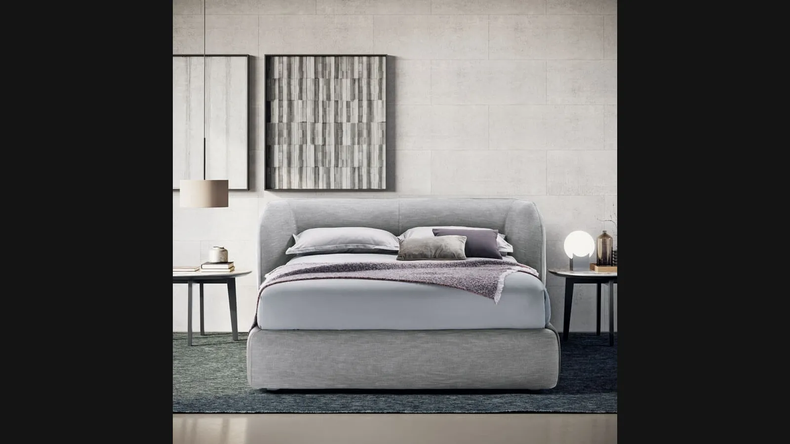 Letto imbottito Inemuri di Dall'Agnese