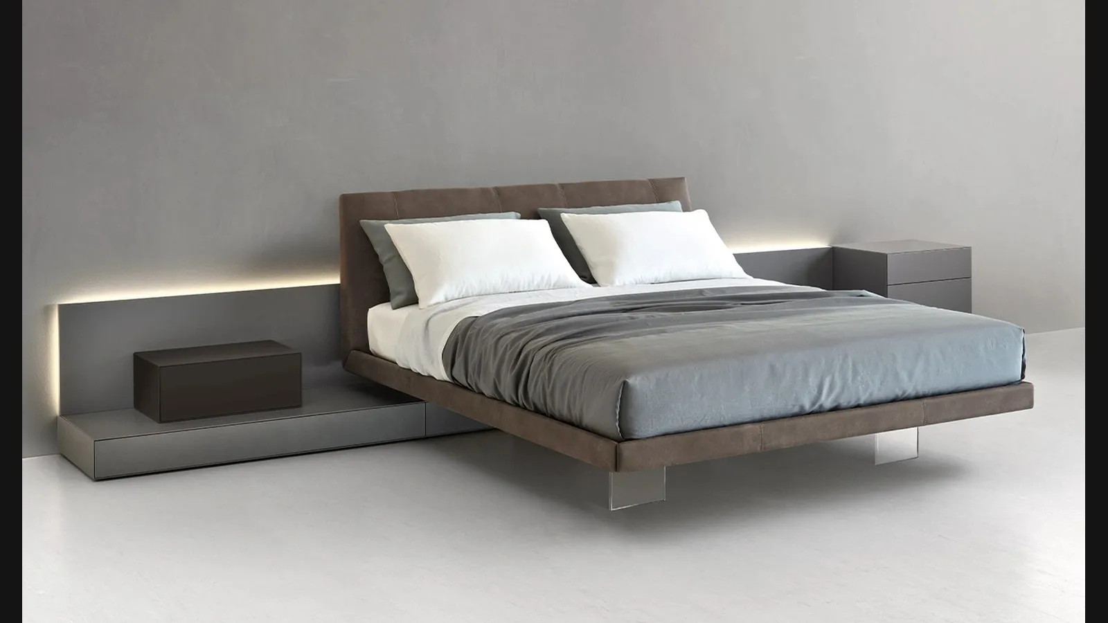 Letto con testiera Diletto di Sangiacomo