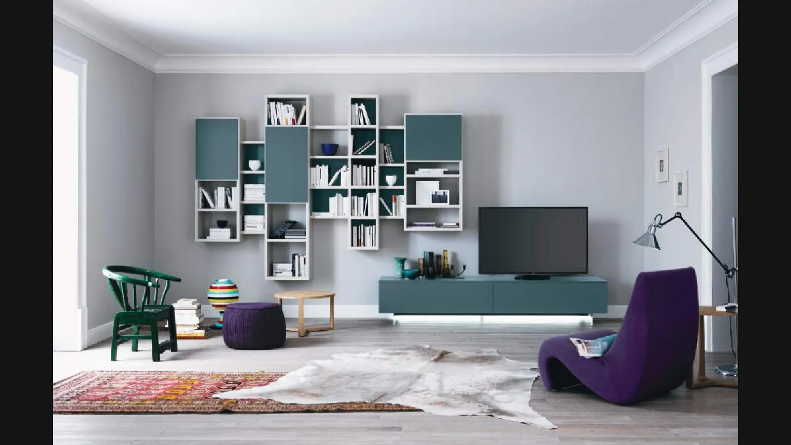 Libreria Modo Composizione M6C80 di Sangiacomo