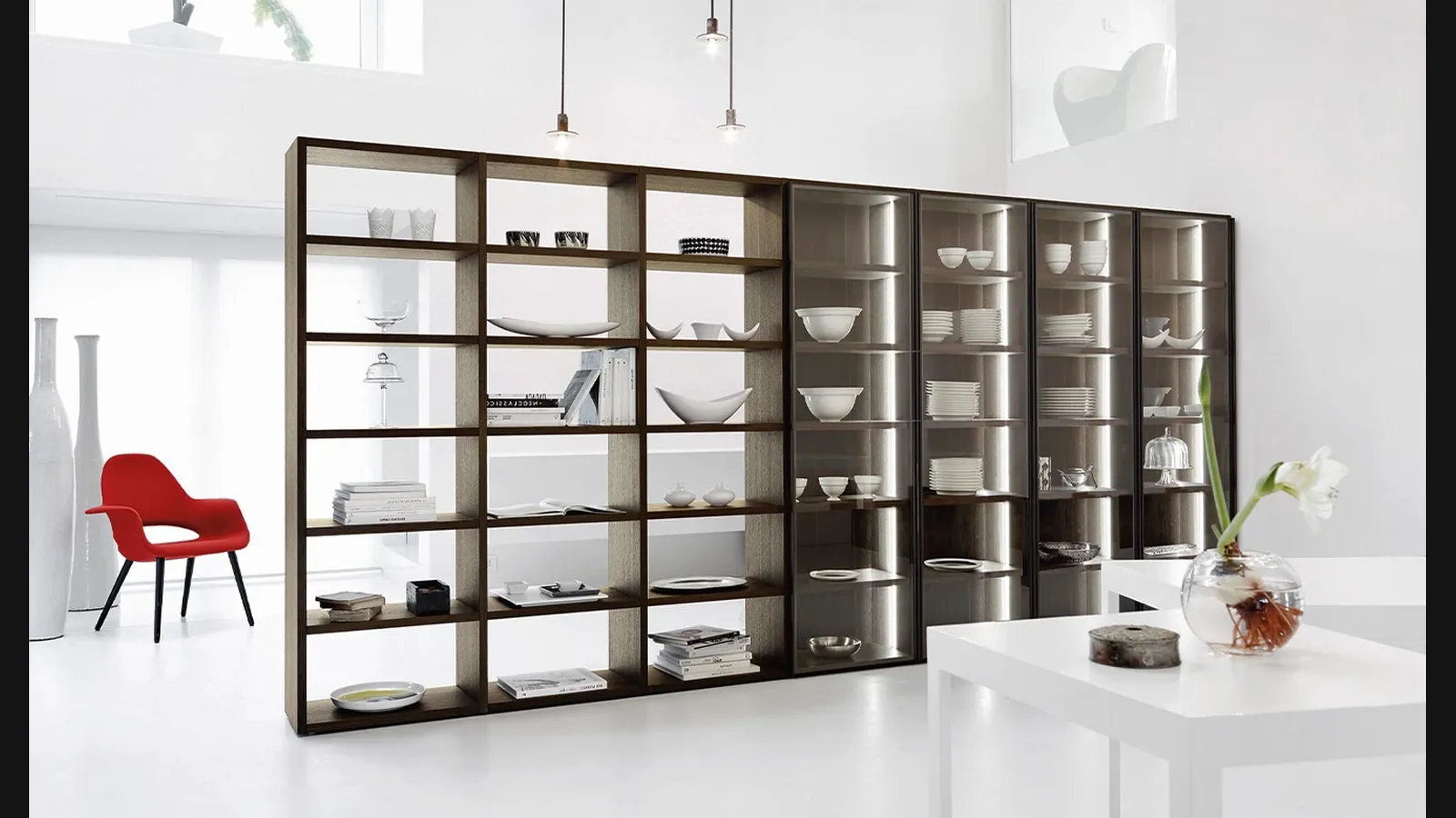 Libreria Modo Comp M6C92 di Sangiacomo